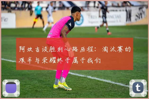 阿坎吉谈胜利心路历程：淘汰赛的艰辛与荣耀终于属于我们